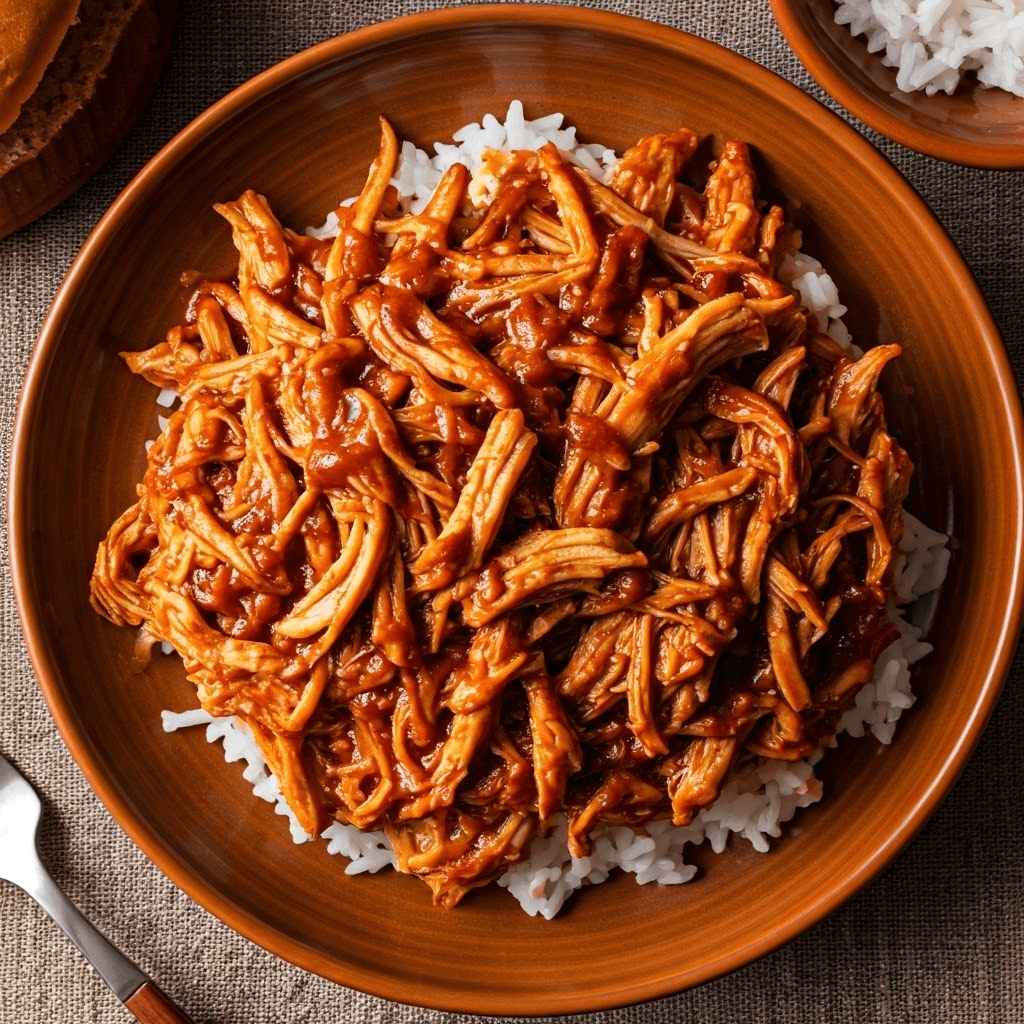 Slow Cooker BBQ Pulled Chicken