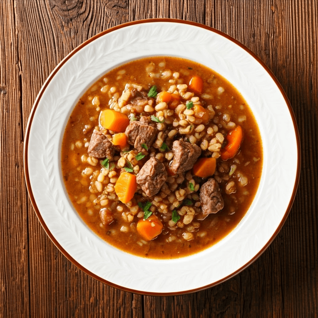 Hearty Beef and Barley Soup