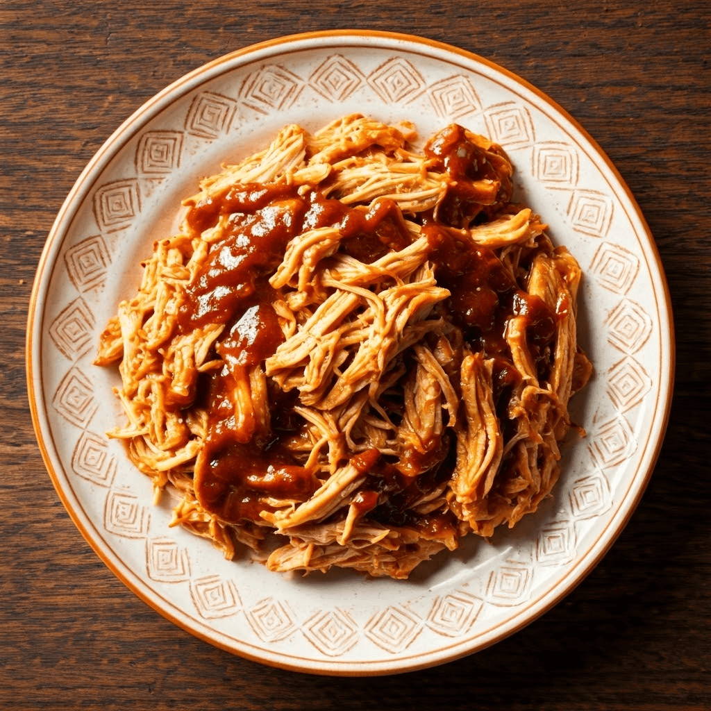 Slow Cooker BBQ Pulled Chicken