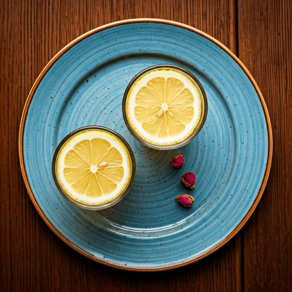 Lemon Honey Rosewater Beverage