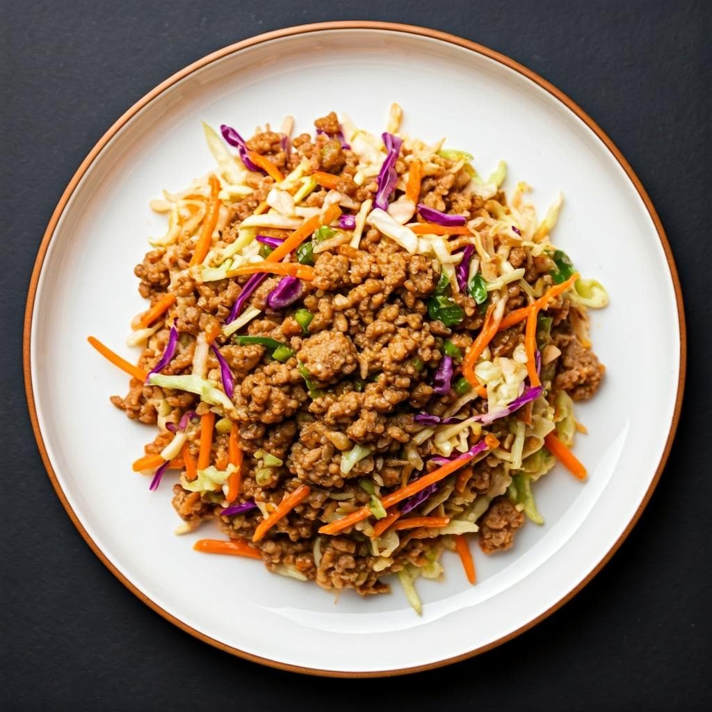 Savory Pork Egg Roll in a Bowl