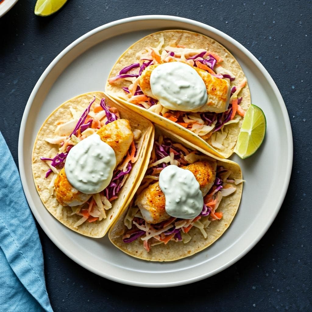Light Fresh Fish Tacos