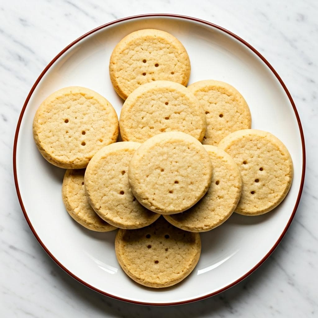 3-ingredient Quick Shortbread Cookies